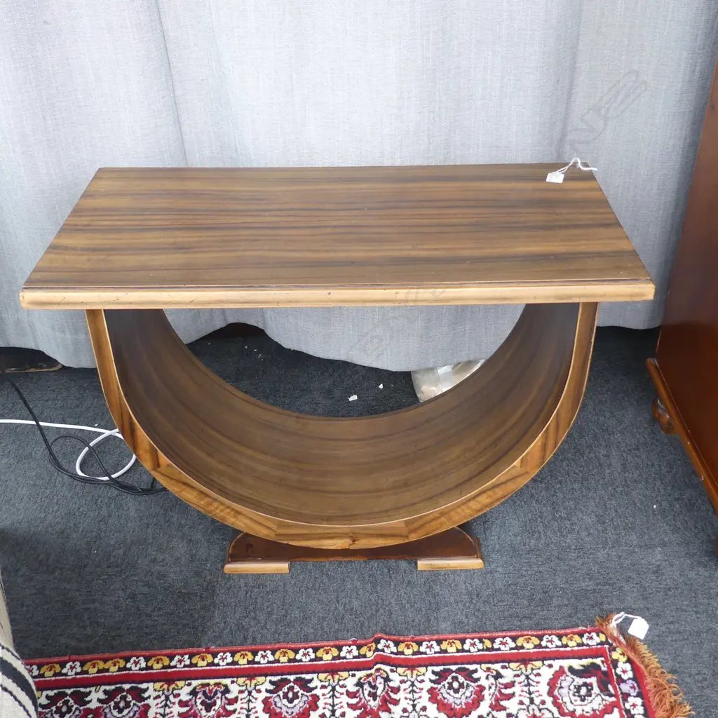 ART DECO CONSOLE TABLE - REFINISHED 820x400x620mm Image 1++