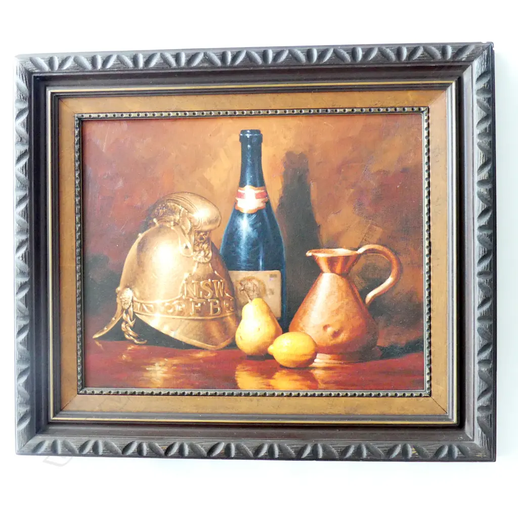 RICHARD T. BOOKER STILL LIFE, OIL ON CANVAS 400x500mm Image 1++