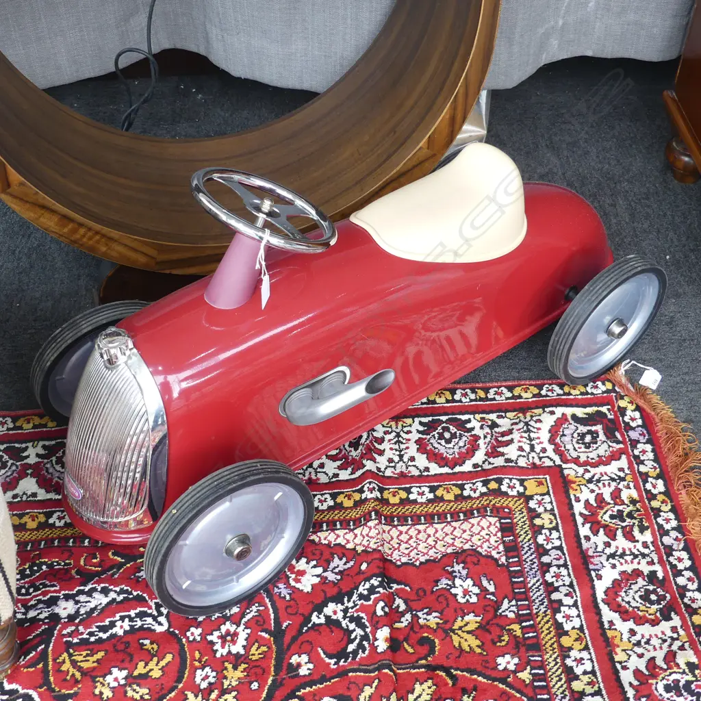 BAGHERA VINTAGE STYLE PUSH CAR TOY L.900mm Image 1++