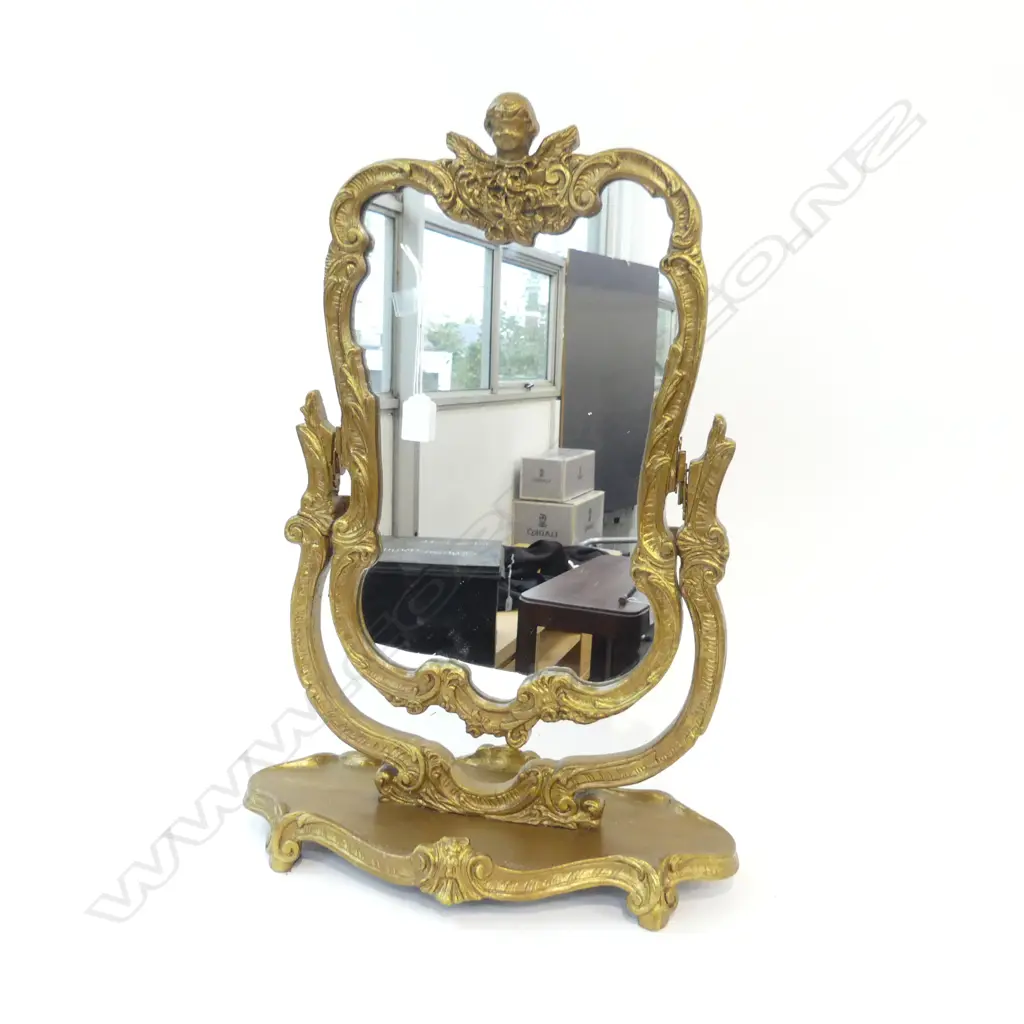 GILDED TABLE MIRROR H.600mm Image 1++