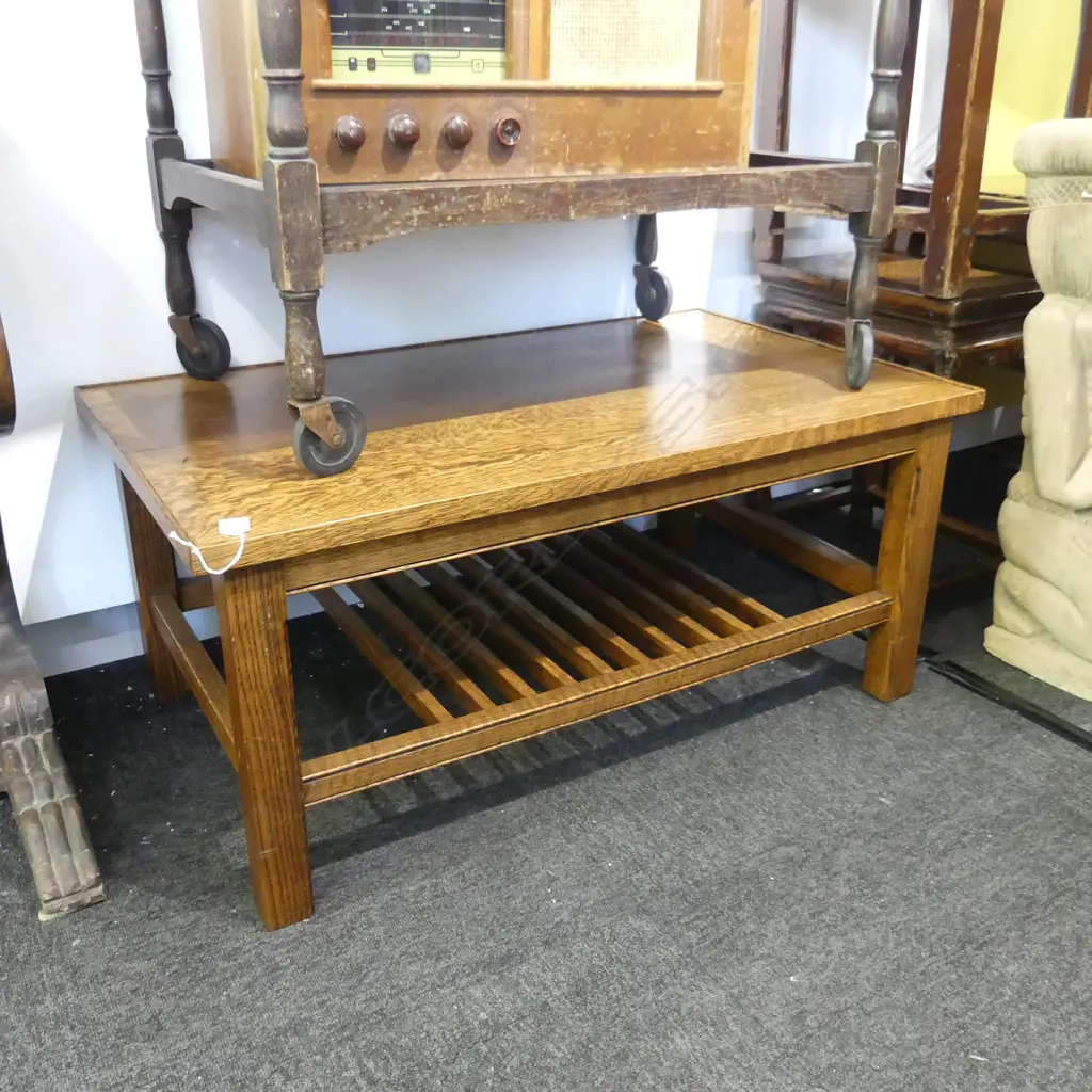 WOODEN COFFEE TABLE 940x560x420m Image 1++