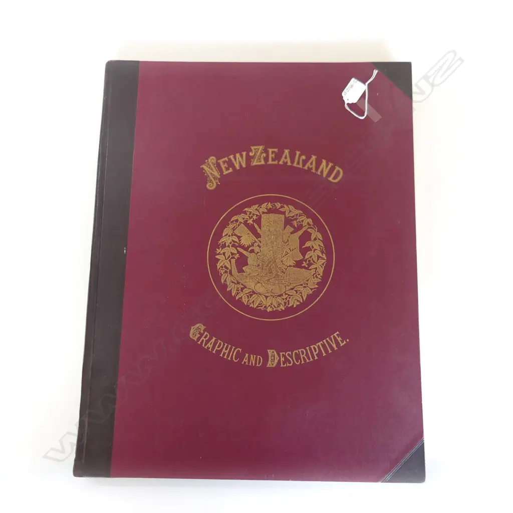 REPRINT BOOK 'NEW ZEALAND GRAPHIC and DESCRIPTIVE' illustrations by C.D.Barraud 1973 Ltd.Ed.650/1000 Image 1++