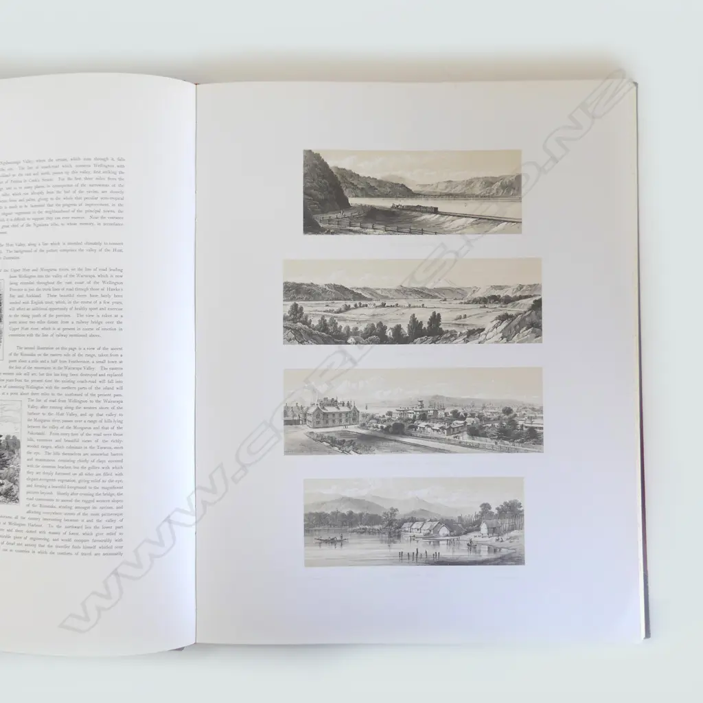 REPRINT BOOK 'NEW ZEALAND GRAPHIC and DESCRIPTIVE' illustrations by C.D.Barraud 1973 Ltd.Ed.650/1000 Image 1++