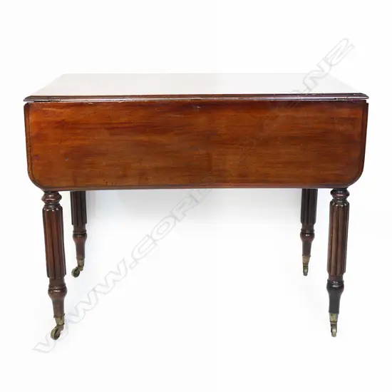 A Victorian mahogany Pembroke table,
