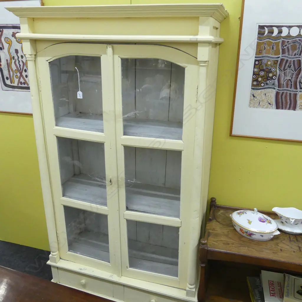 WHITE PAINTED CABINET 1000x430x1750mm Image 1++