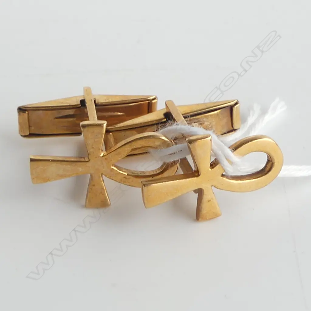 PR 9CT GOLD CUFF LINKS 5GMS Image 1++