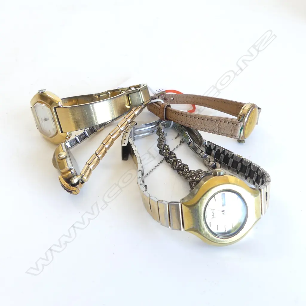 5 VINTAGE LADIES WATCHES, INCL 2 SEIKO, MALTON & ELECTRA Image 1++