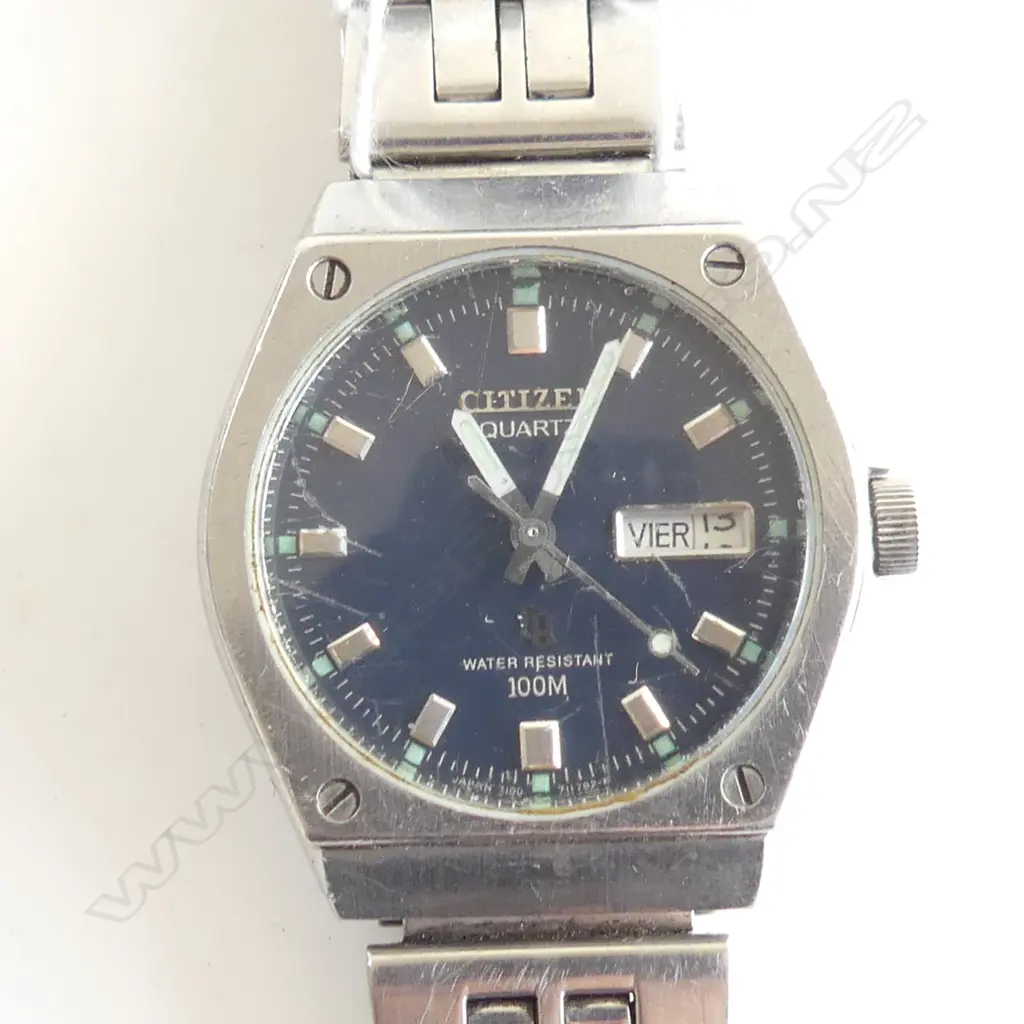 VINTAGE CITIZEN QUARTZ 100M water resistant DIVER's WATCH  Image 1++
