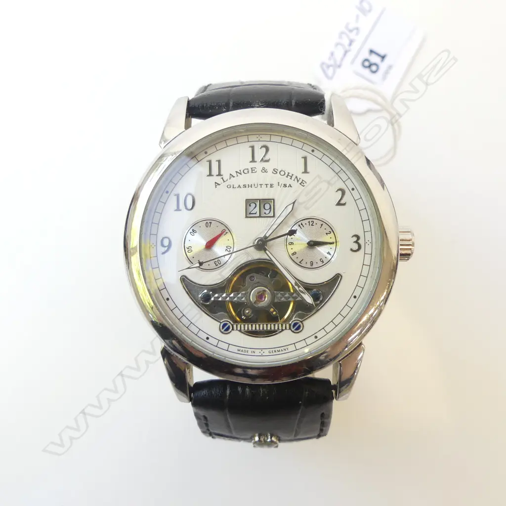 GENTS REPLICA  A.LANGE & SOEHNE AUTOMATIC WRIST WATCH Image 1++