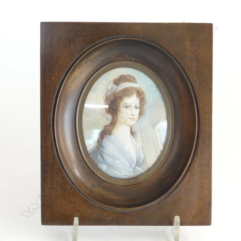 REPRODUCTION GEORGIAN PORTRAIT 80x60mm Image 1++