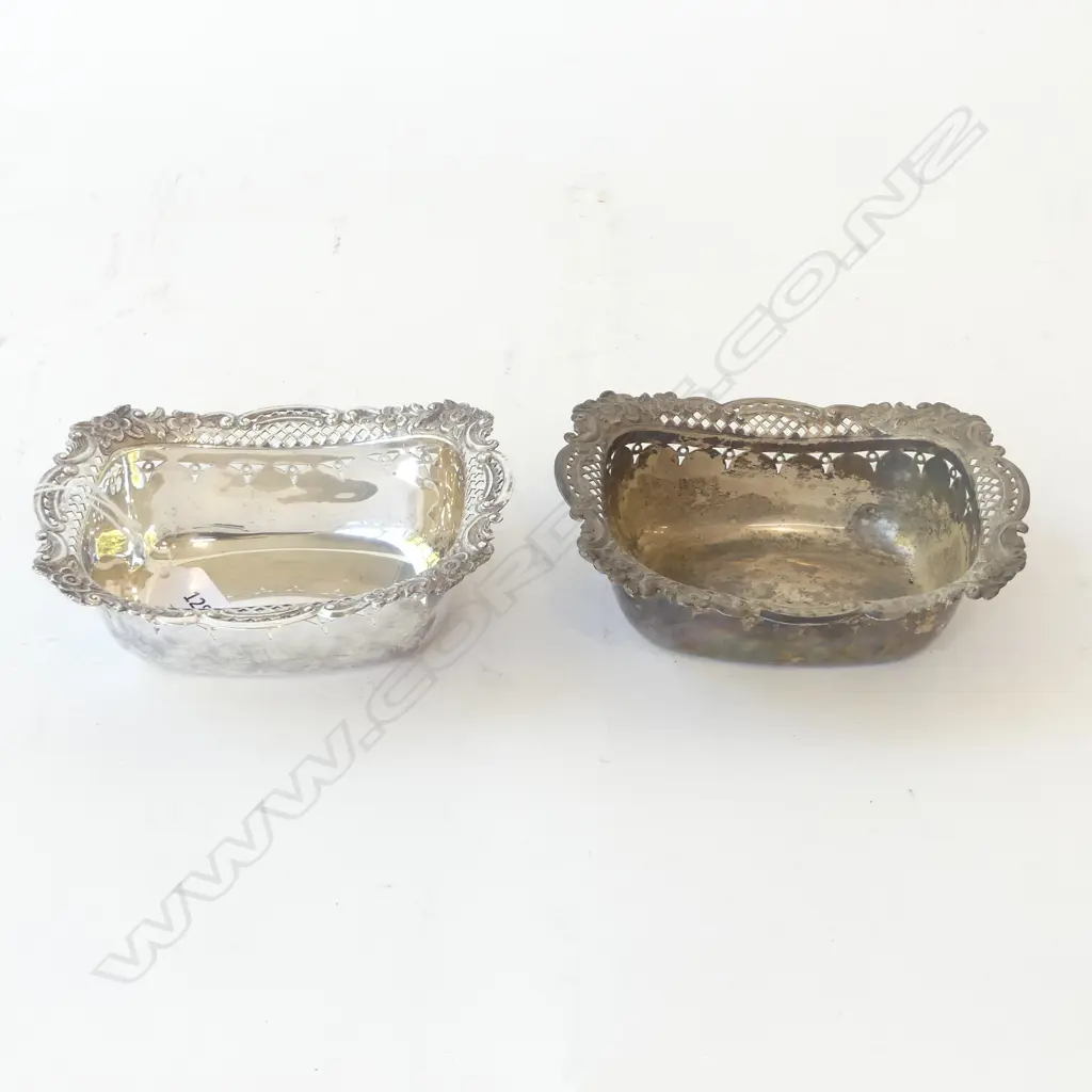 PR STG SILVER DISHES, SHEFFIELD 1903 287gms Image 1++