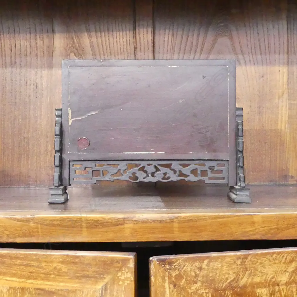 ANTIQUE CHINESE TABLE SCREEN W.300mm Image 1++
