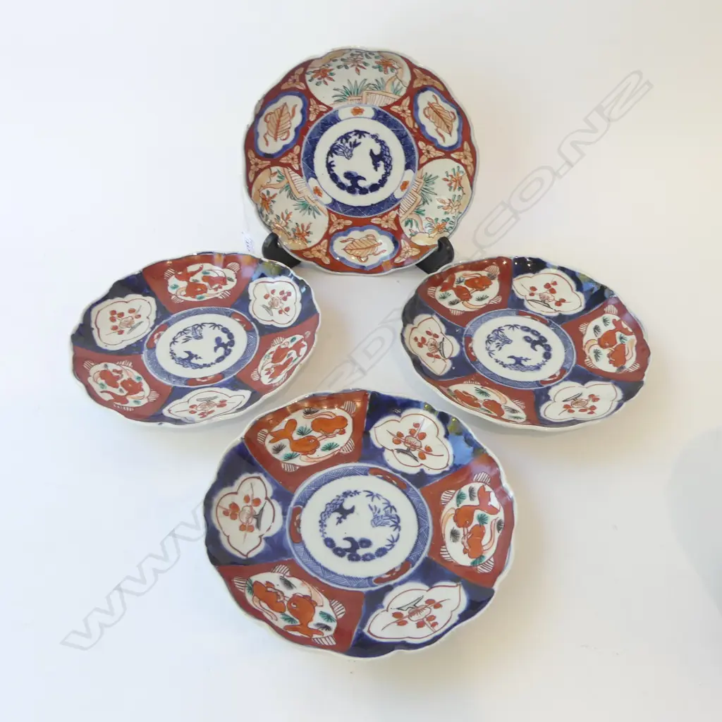 4 JAPANESE PLATES 220mm chips to one Image 1++