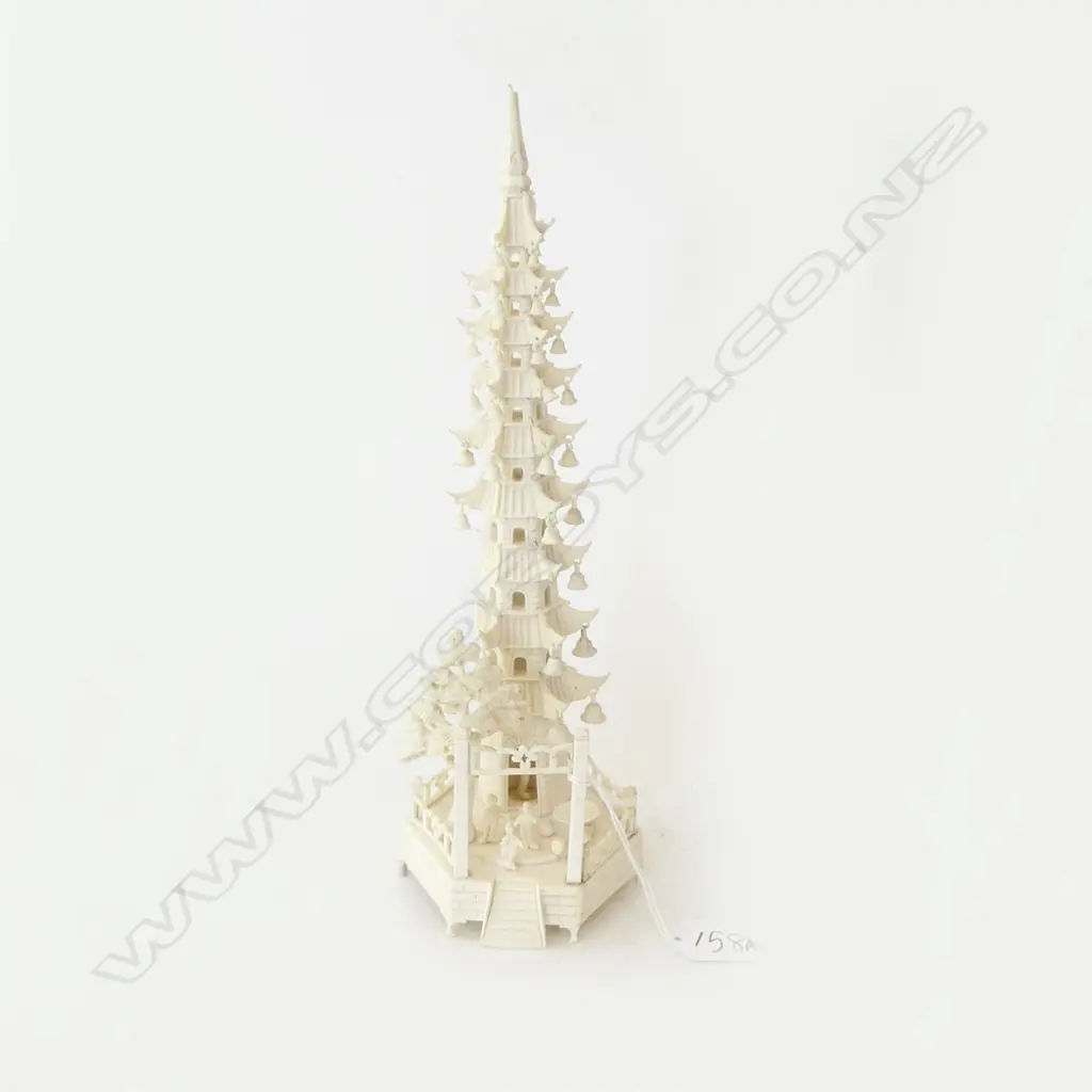IVORY POGADA w. BELLS H.285mm - LOSSES Image 1++