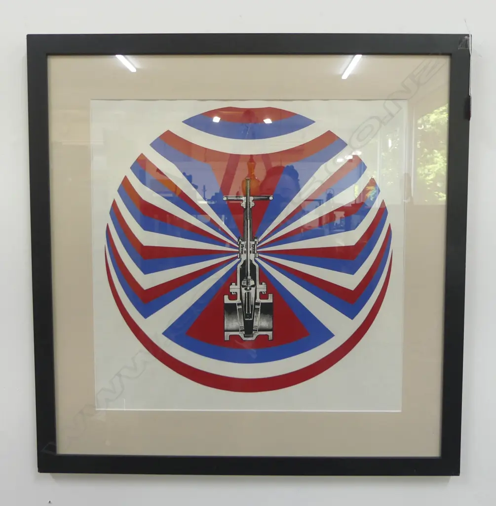 MERVYN WILLIAMS 'MIDAS FIND HIS SOUL' SCREEN PRINT, BARRY LETT MULITPLE 460mm dia Image 1++