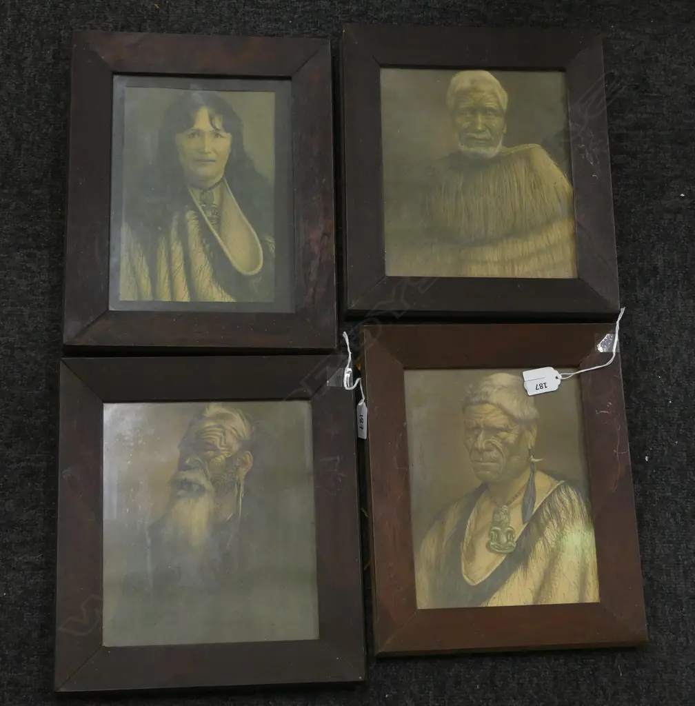 4 MAORI PRINTS 230x175mm Image 1++