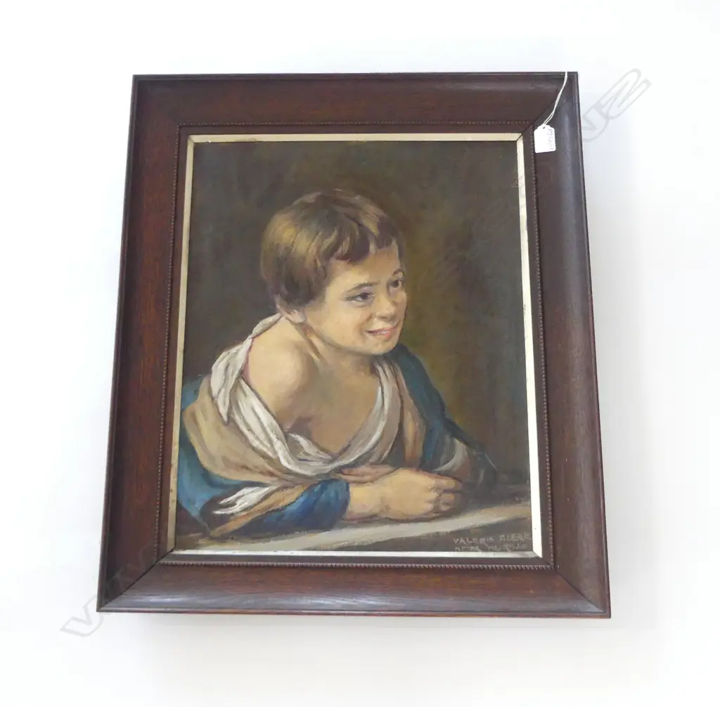 VALERIE BEERE (1909-2000), YOUTH AFTER MURILLO, OIL ON BOARD 500x400mm Image 1++
