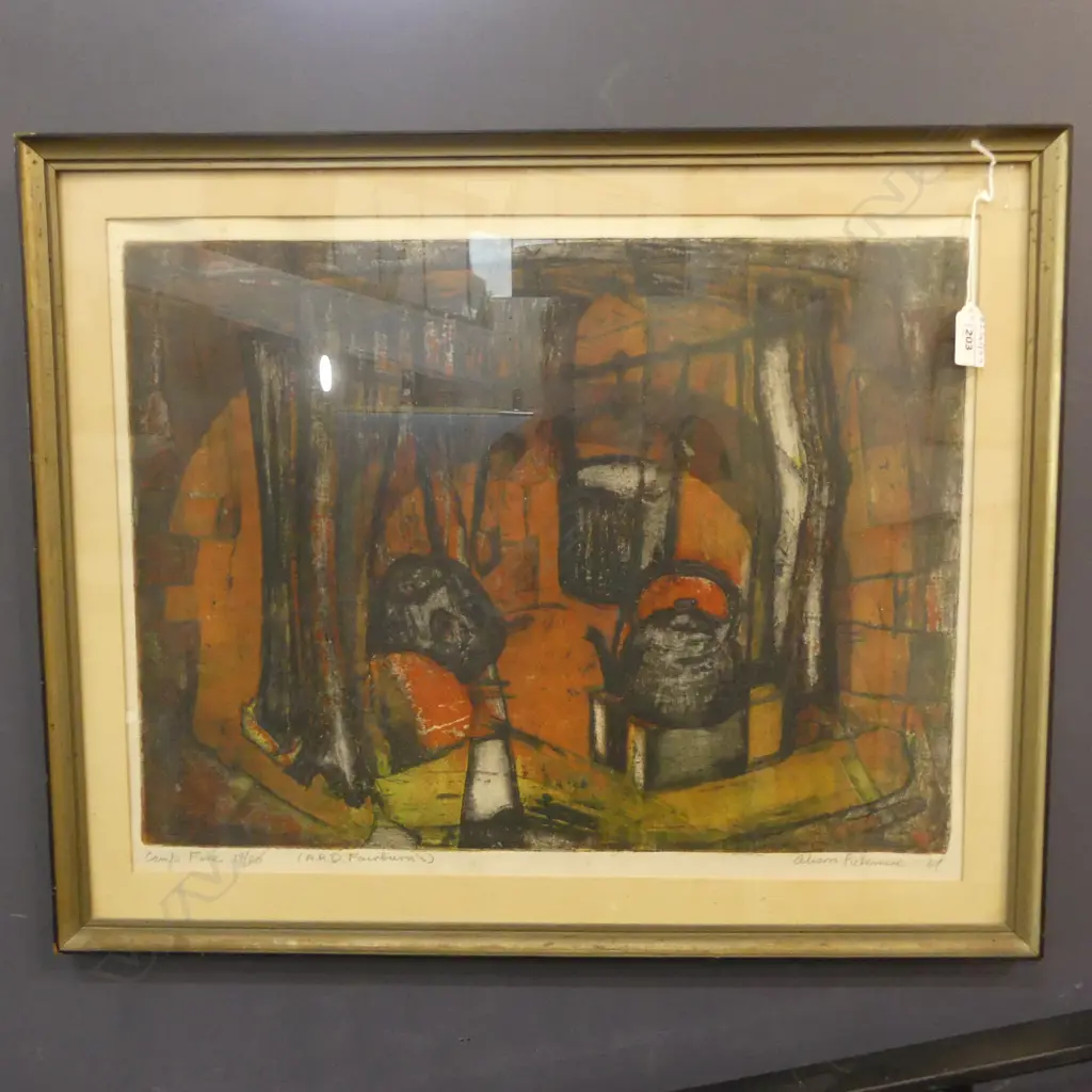 NUMBERED PRINT  CAMP FIRE BY ALISON PICKMERE Image 1++