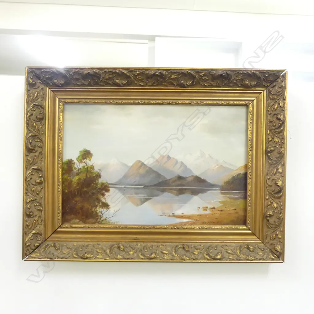 JOS KIVITS, BUSH LANDSCAPE, OIL ON BOARD 450x580mm frame faulted Image 1++