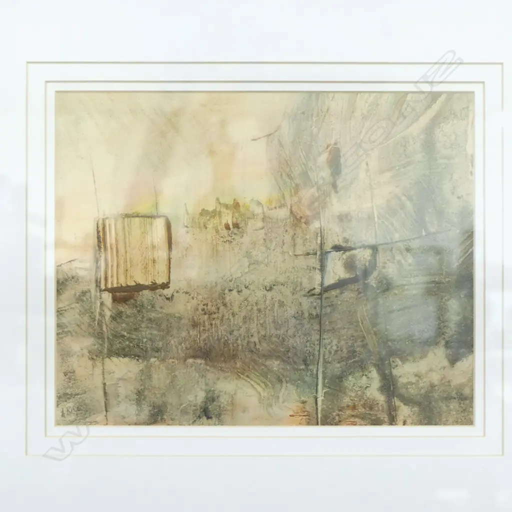TONY RICE 'NIGHT ENCAMPMENT' ACYRLIC & POLYURETHANE 180x225mm Image 1++