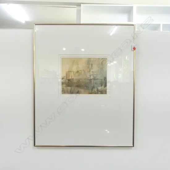 TONY RICE 'NIGHT ENCAMPMENT' ACYRLIC & POLYURETHANE 180x225mm