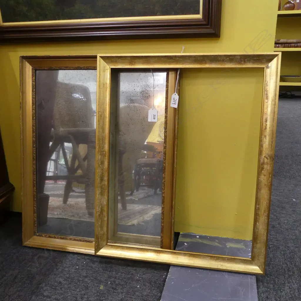 VINTAGE MIRROR 560x450mm + GILT FRAME 530x440mm Image 1++