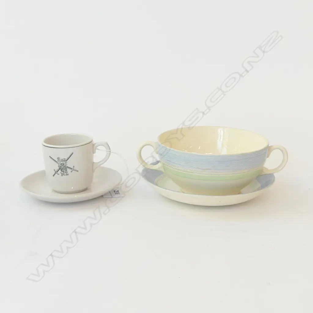 CROWN LYNN NZ ARMY EXPRESSO C/S 115mm dia + EXPERIMENTAL C/S Image 1++