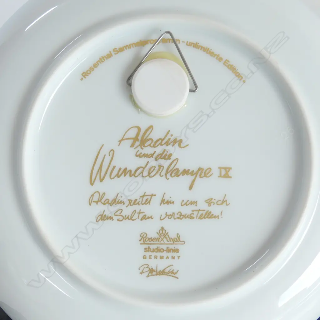 2 ROSENTHAL BJORN WIINBLAD ALADDIN PLATES, 160mm dia, BOXED Image 1++