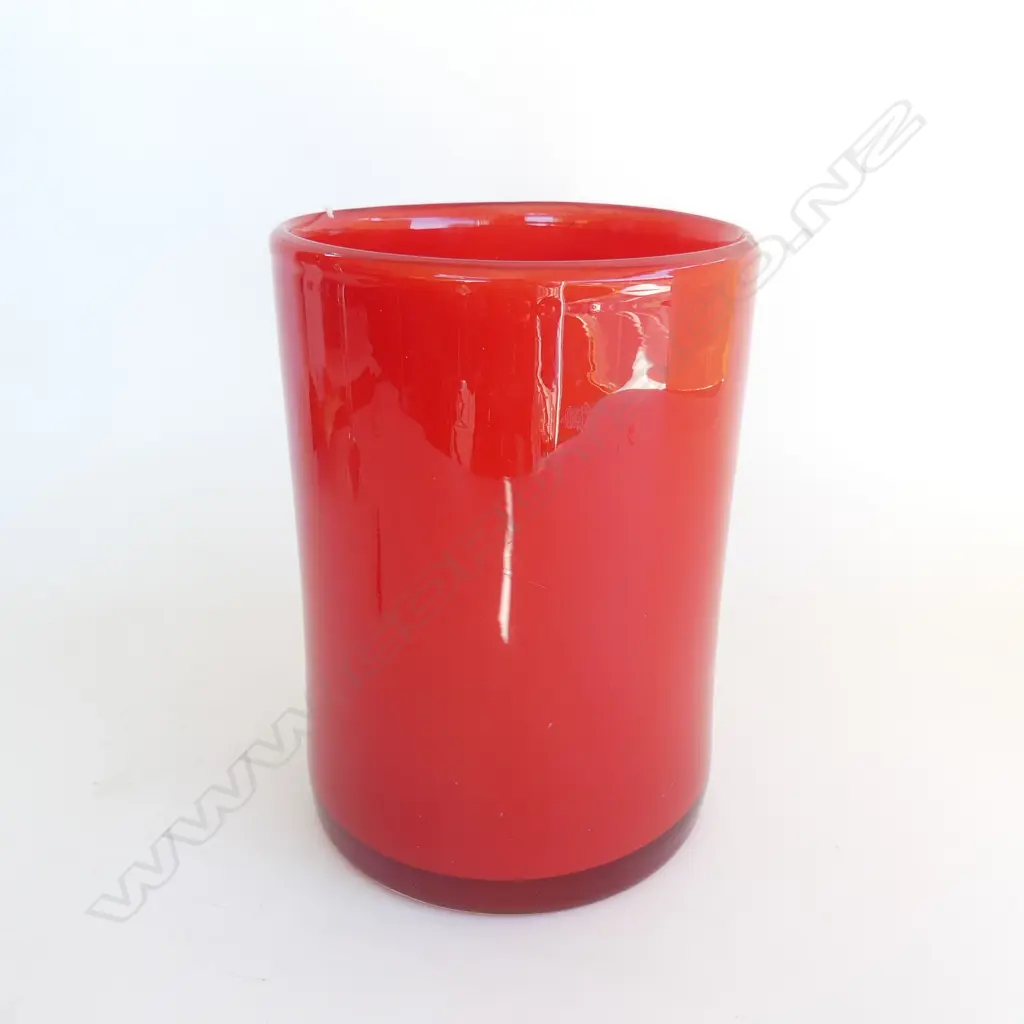 ART GLASS VASE/ HURRICANE LAMP 226mm Image 1++
