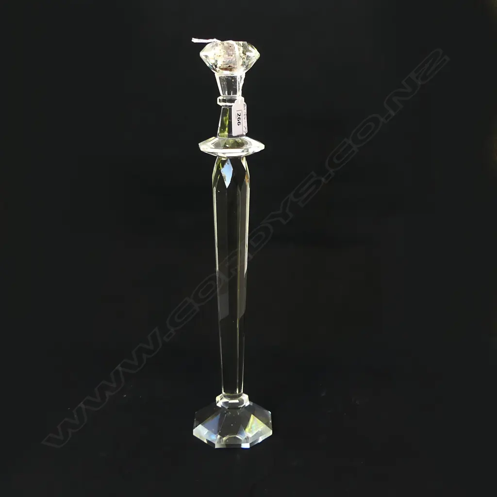 CRYSTAL CANDLE STICK 420mm Image 1++