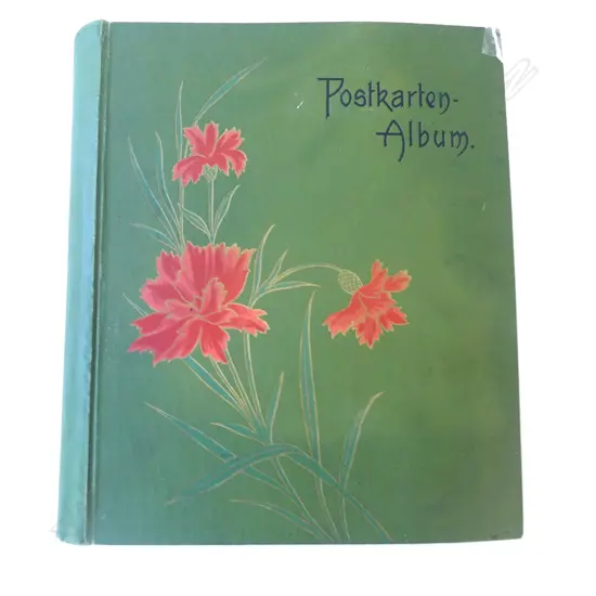 GERMAN / EUROPEAN POSTCARD ALBUM C.1900 290x250mm