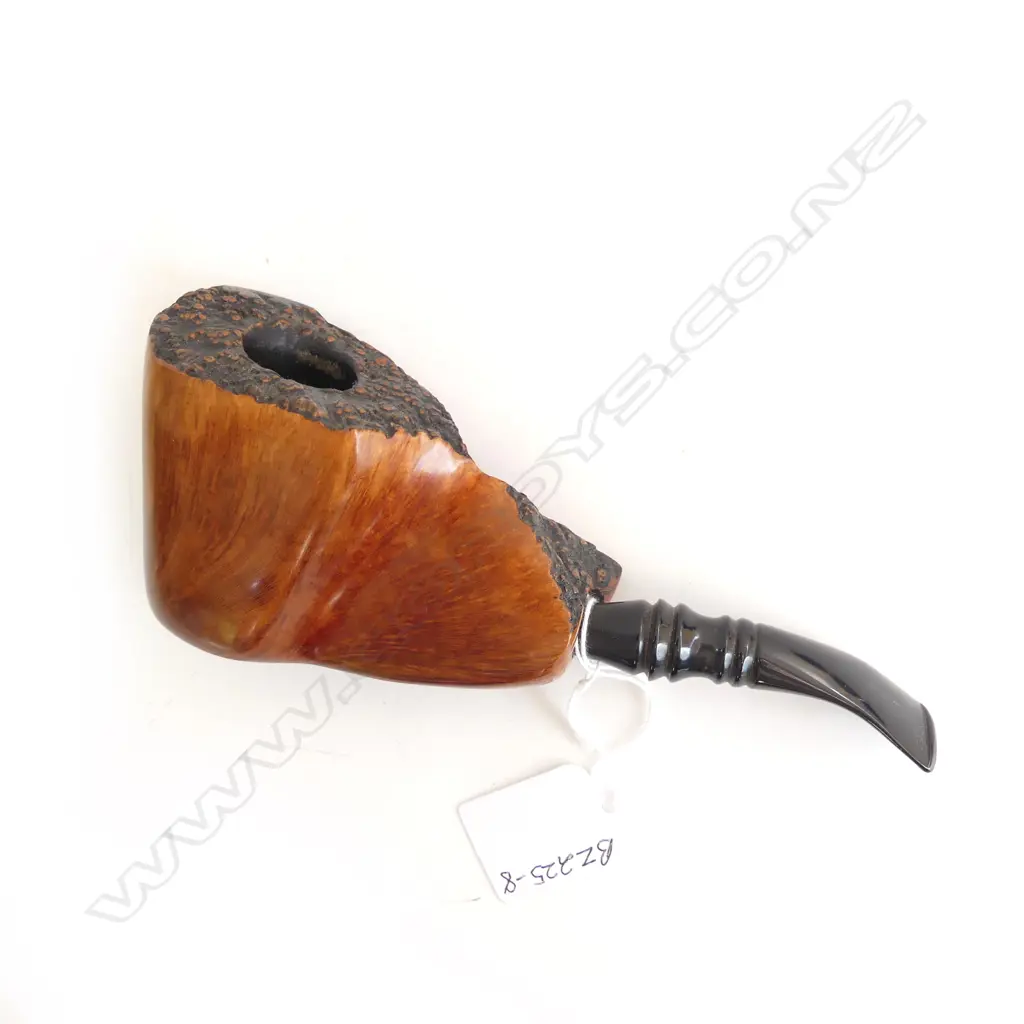 VINTAGE DANISH HOLTORP PIPE, HANDMADE, STRAIGHT GRAIN Image 1++
