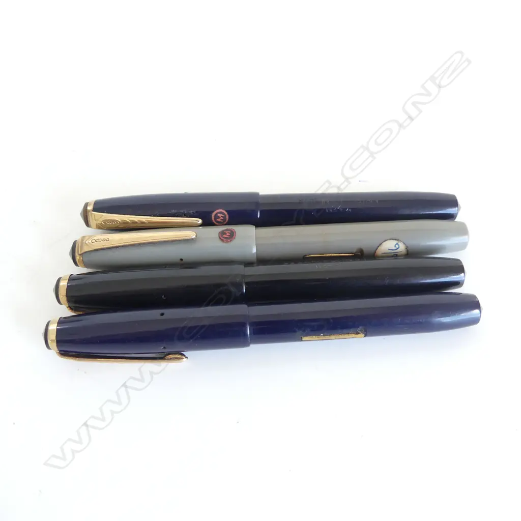 4 X ONOTO No. 40 VINTAGE FOUNTAIN PENS Image 1++