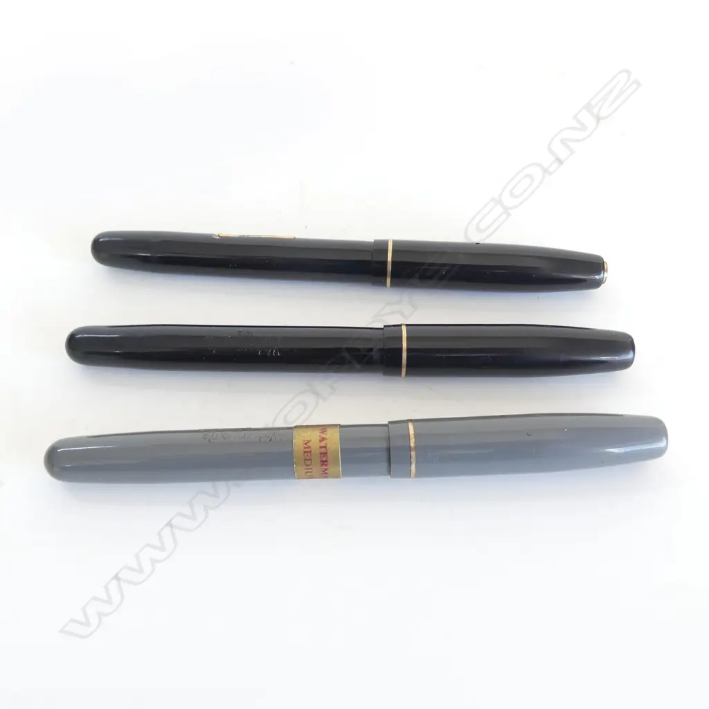3 x WATERMAN FOUNTAIN PENS:: #502 + 2 x #W2 Image 1++