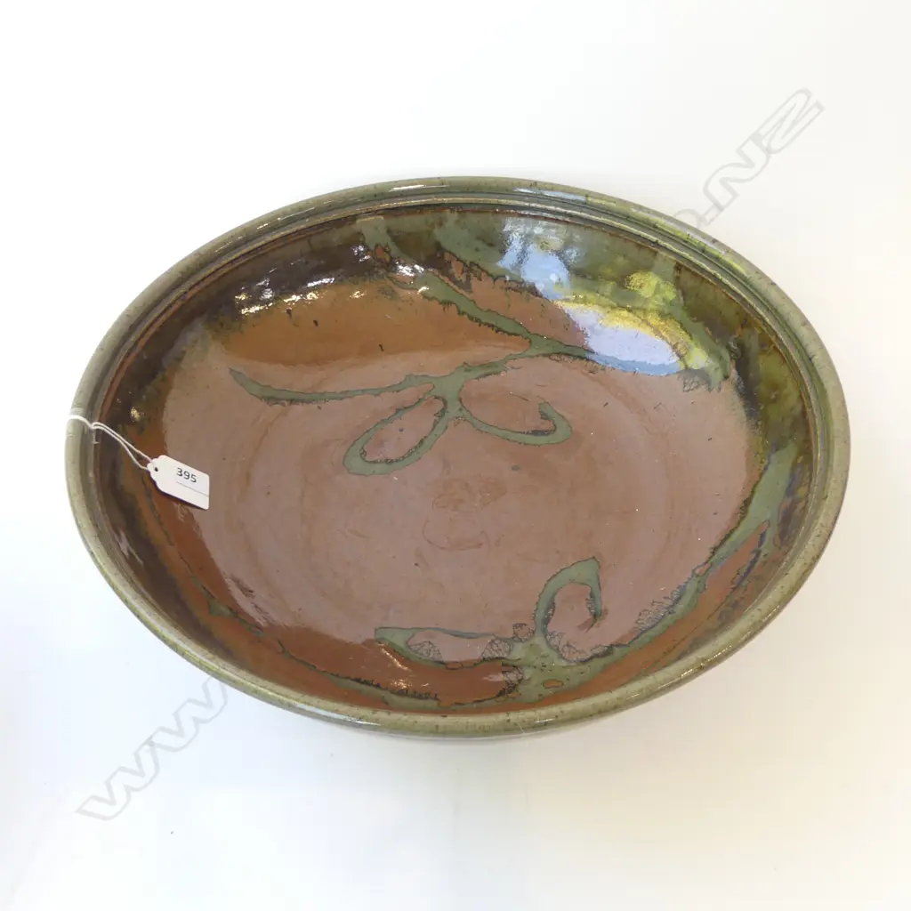 LG LEN CASTLE BLOSSOM BOWL, WAX RESIST DECORATION 375mm dia Image 1++