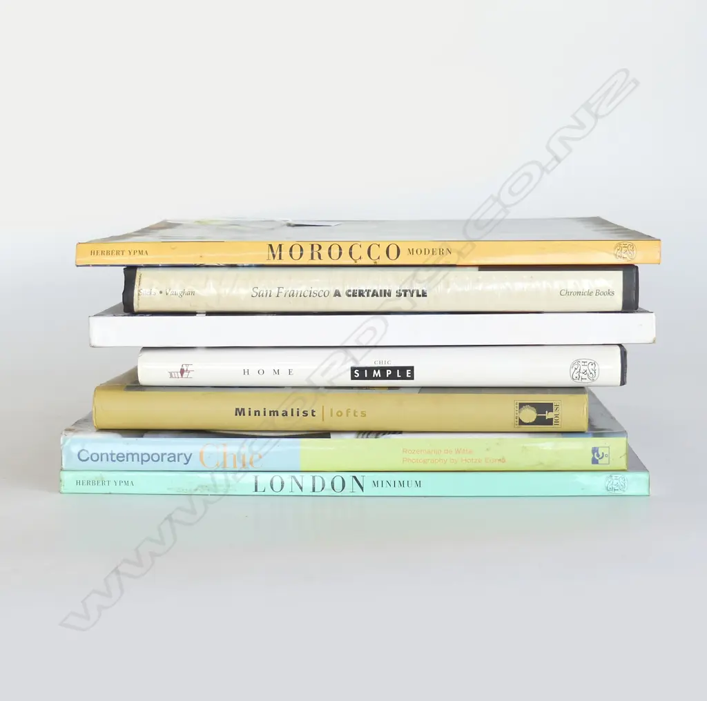 7 ASST. INTERIOR DESIGN BOOKS Image 1++