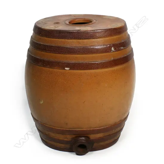 DOULTON LAMBETH STONEWARE KEG '6' H.440mm