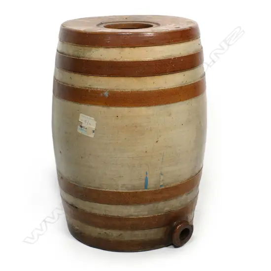 DOULTON LAMBETH STONEWARE KEG '5' H.440mm