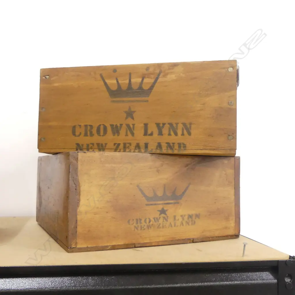 2 CROWN LYNN CRATES Image 1++