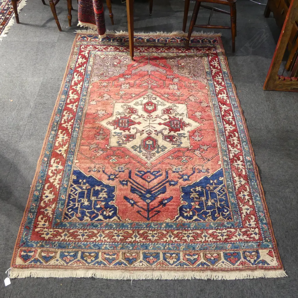 LG HAND KNOTTED WOOL PILE RUG Image 1++