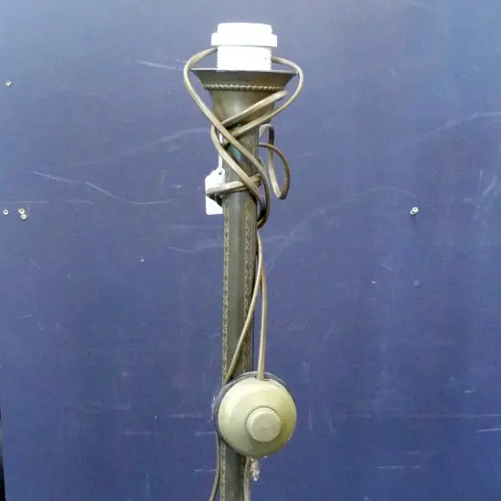 LAURA ASHLEY BRASS FLOOR LAMP H.1250mm