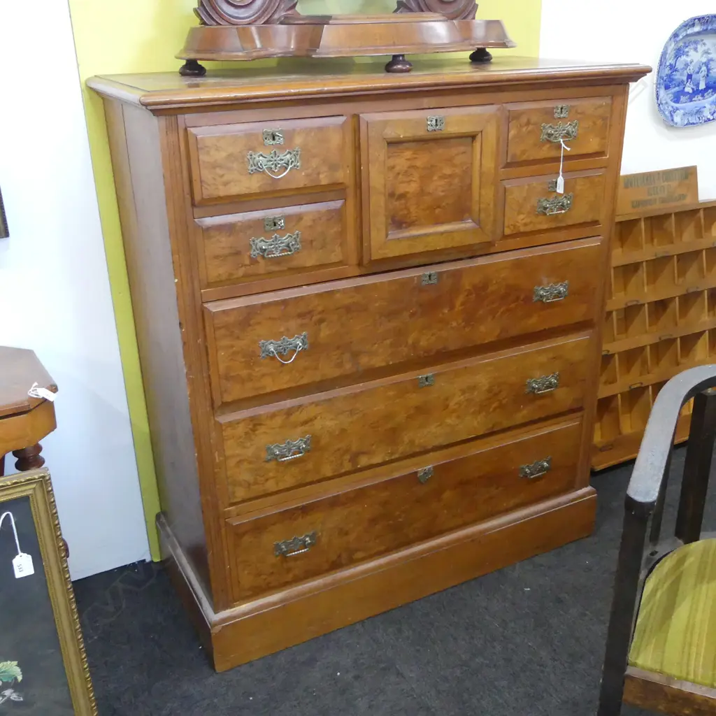 19thC SCOTCH CHEST 1120x490x1230mm - handles AF Image 1++