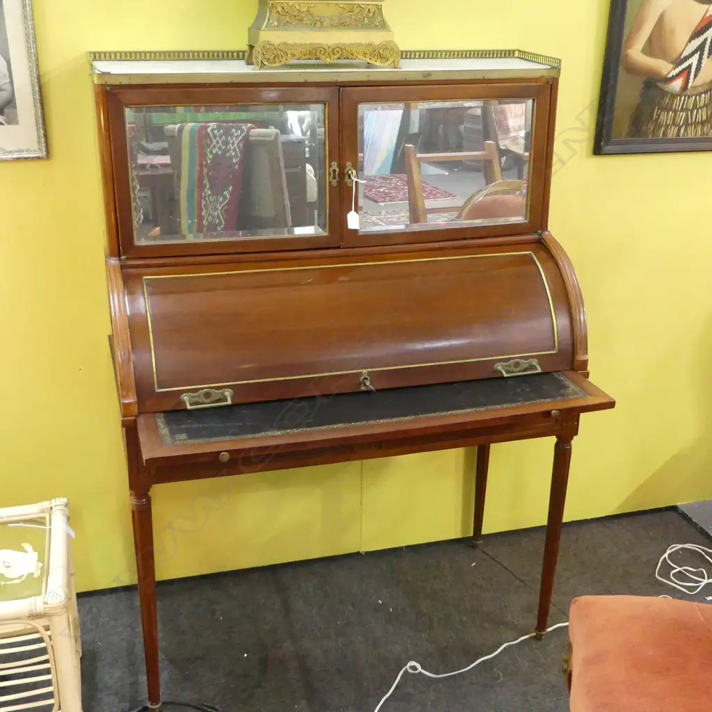 19thC BONHEUR DU JOUR BUREAU 950x460x1300mm Image 1++