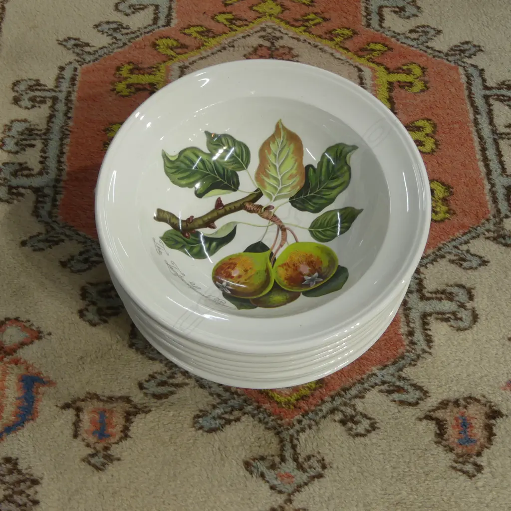 8 PORTMEIRION POMONA CEREAL BOWLS 170mm dia Image 1++