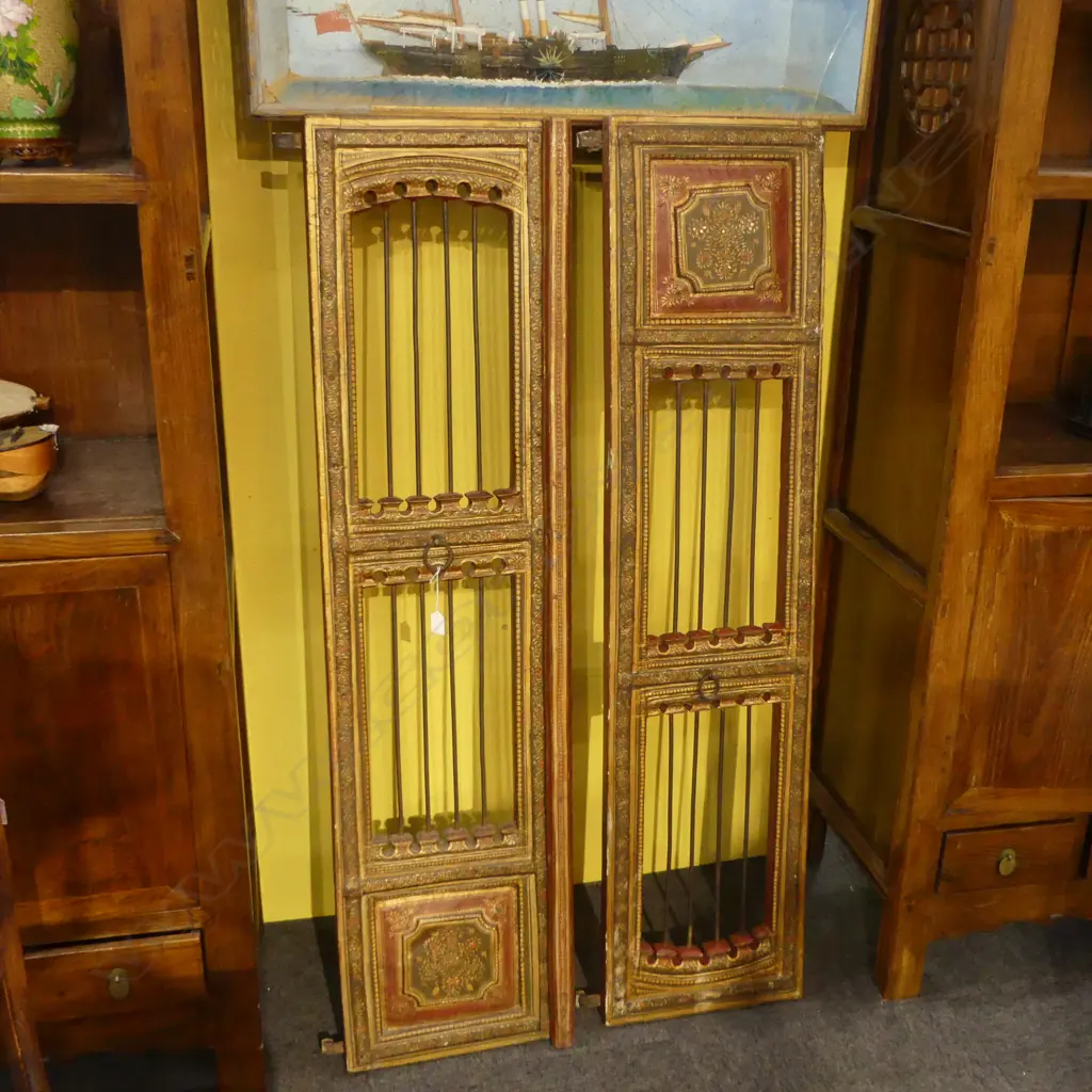 PR ANTIQUE WINDOW SHUTTERS H1440MM Image 1++