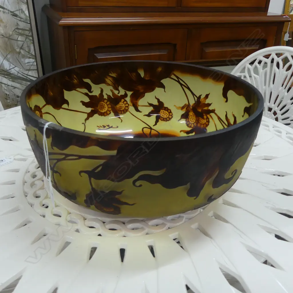 FAUX GALLE GLASS BOWL Image 1++