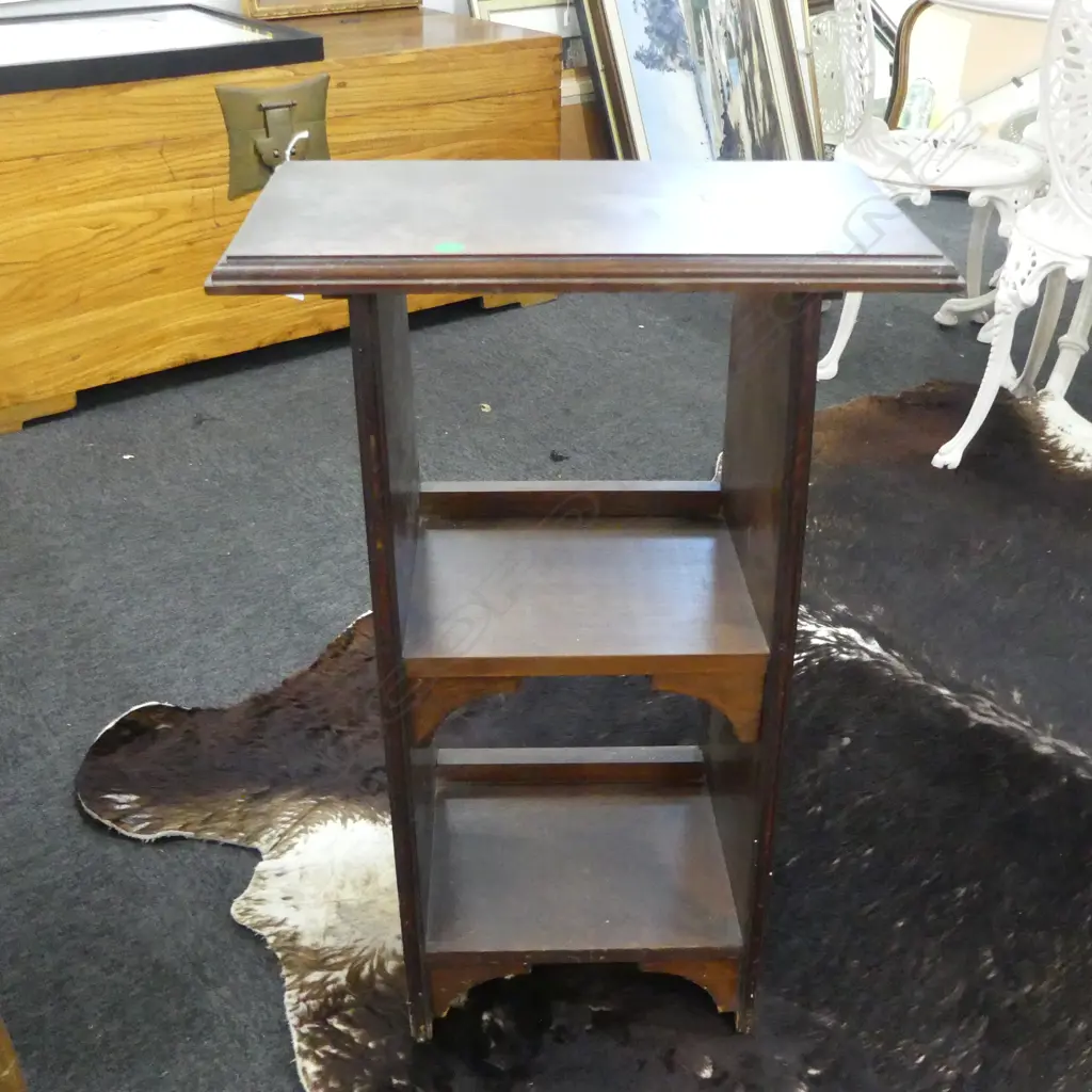 WOODEN SIDE TABLE 460x255x695mm Image 1++