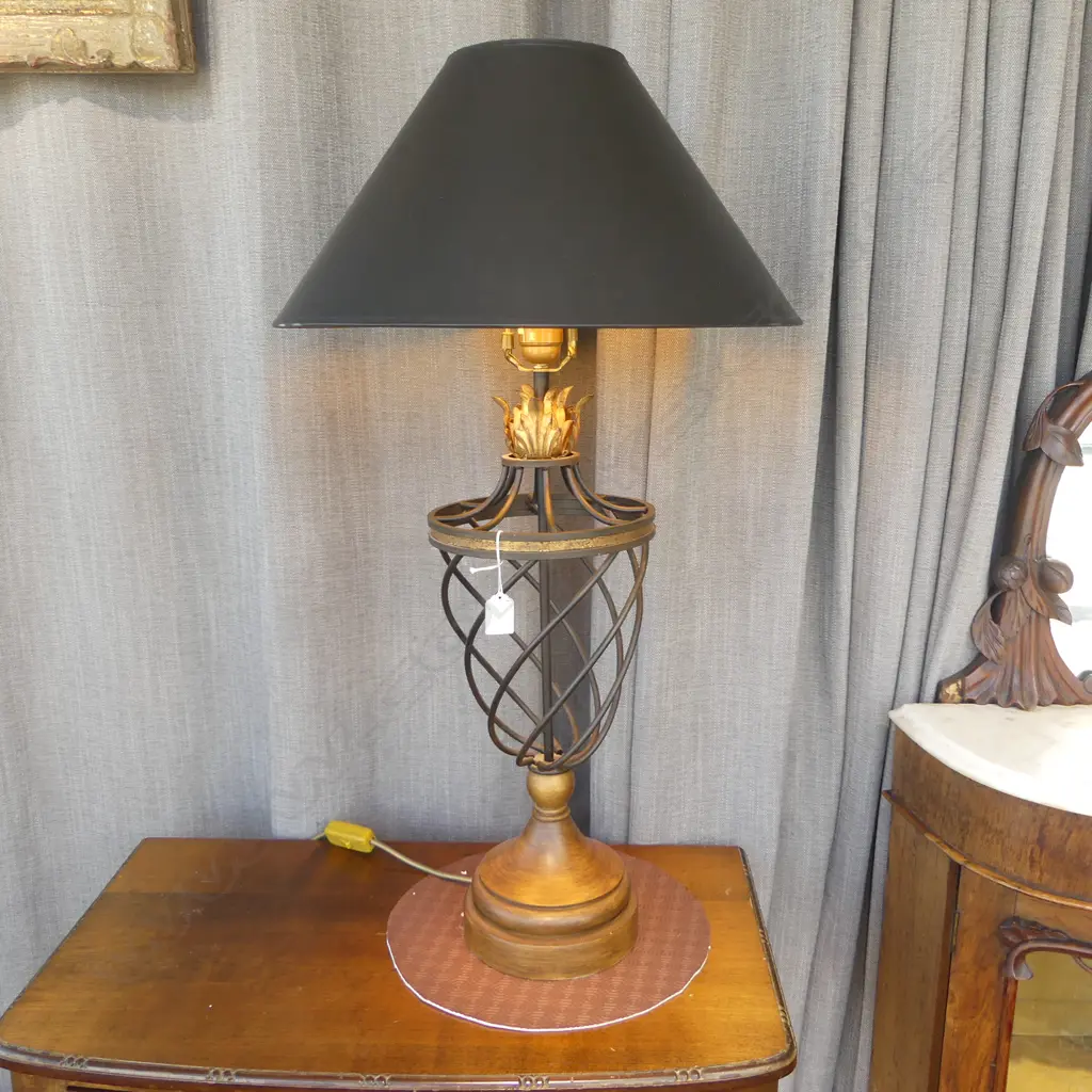LG MODERN TABLE LAMP, METAL URN BASE H.830mm Image 1++