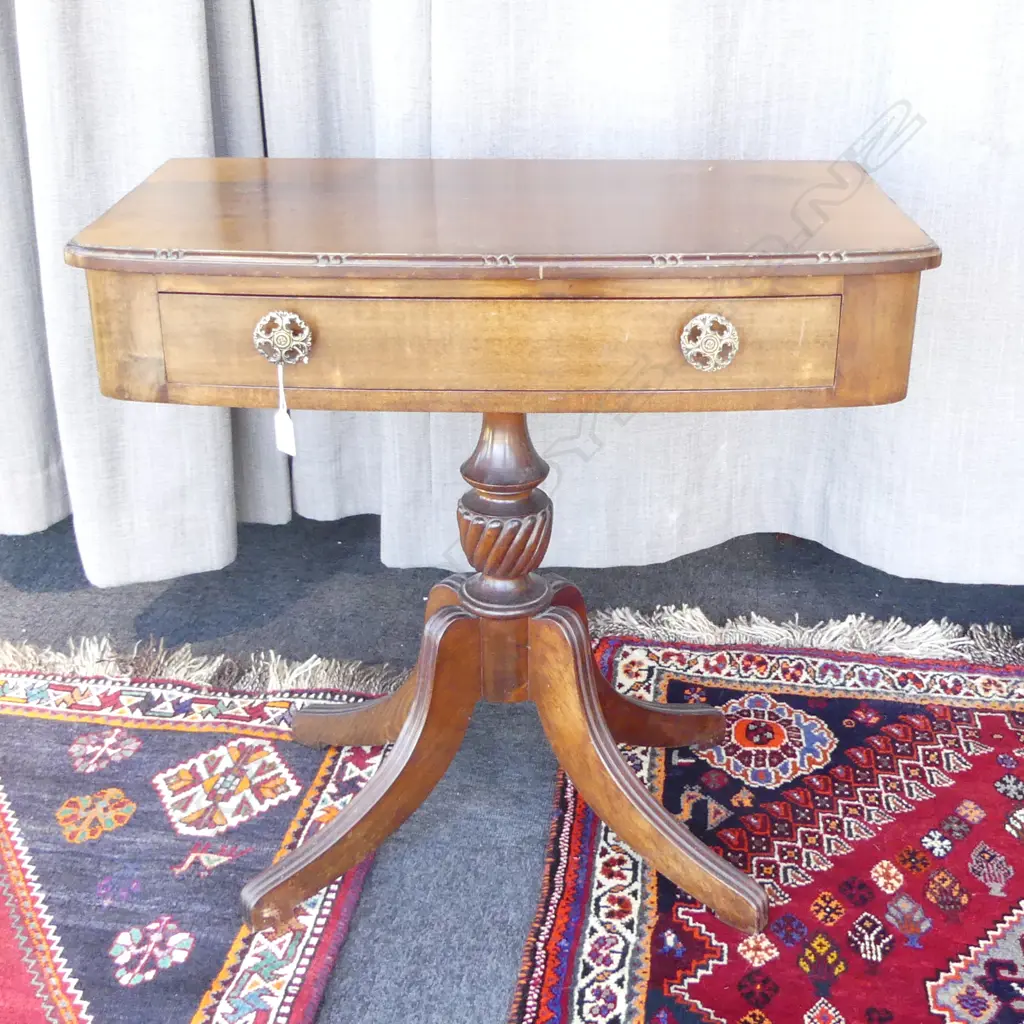 REGENCY STYLE SIDE TABLE w. 1 DRAWER 710x405x670mm Image 1++