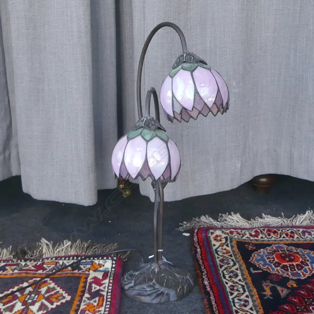 FLORAL LEAD LIGHT LAMP H.580mm Image 1++